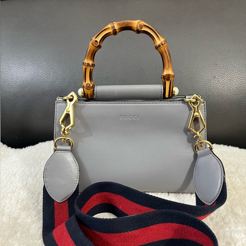 Gucci Bamboo Nymphaea Top Handle